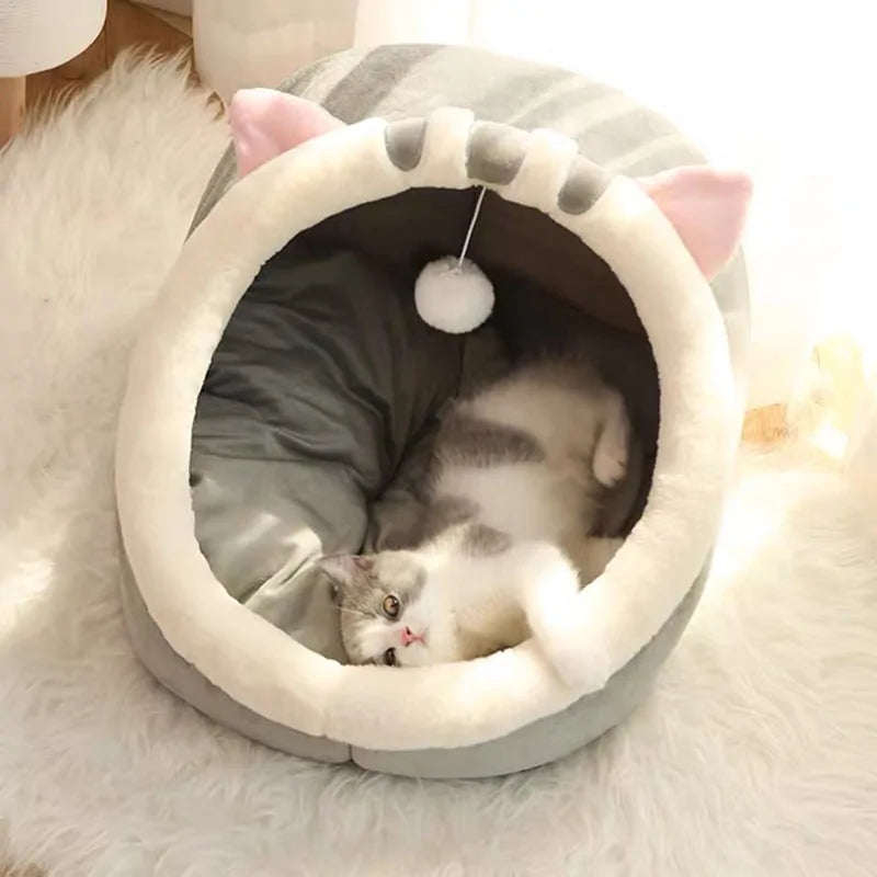 Warm Pet cat bed Basket