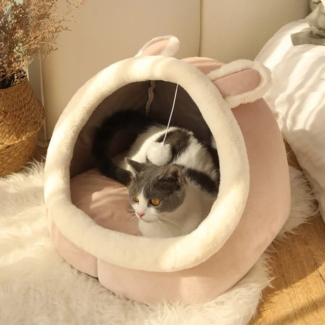 Warm Pet cat bed Basket