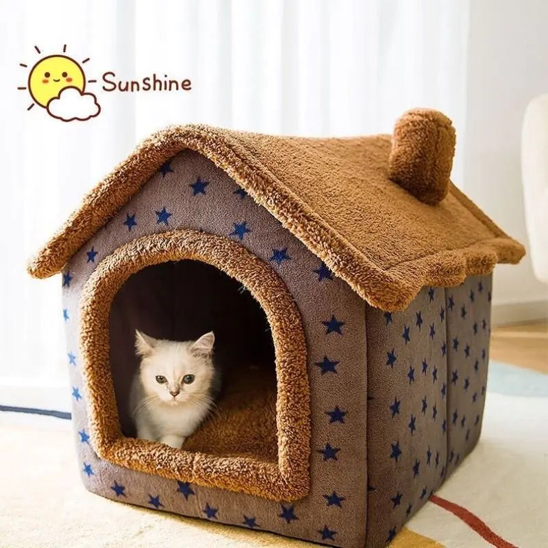 Soft Winter Dog & Cat Bed House