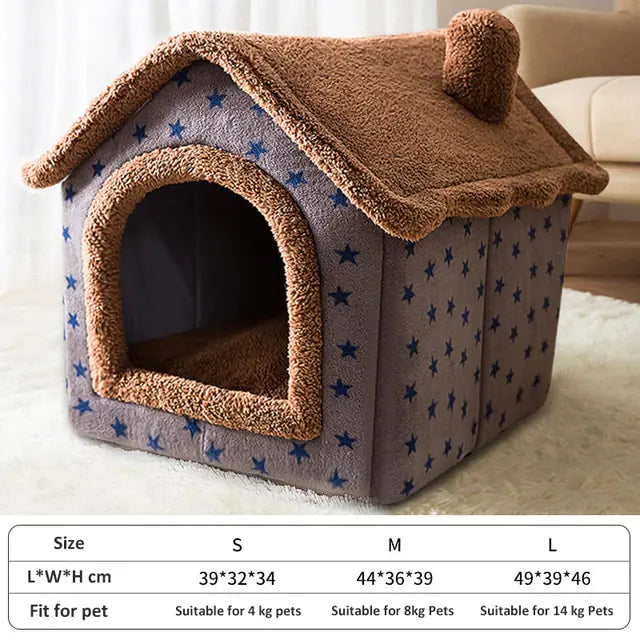 Soft Winter Dog & Cat Bed House