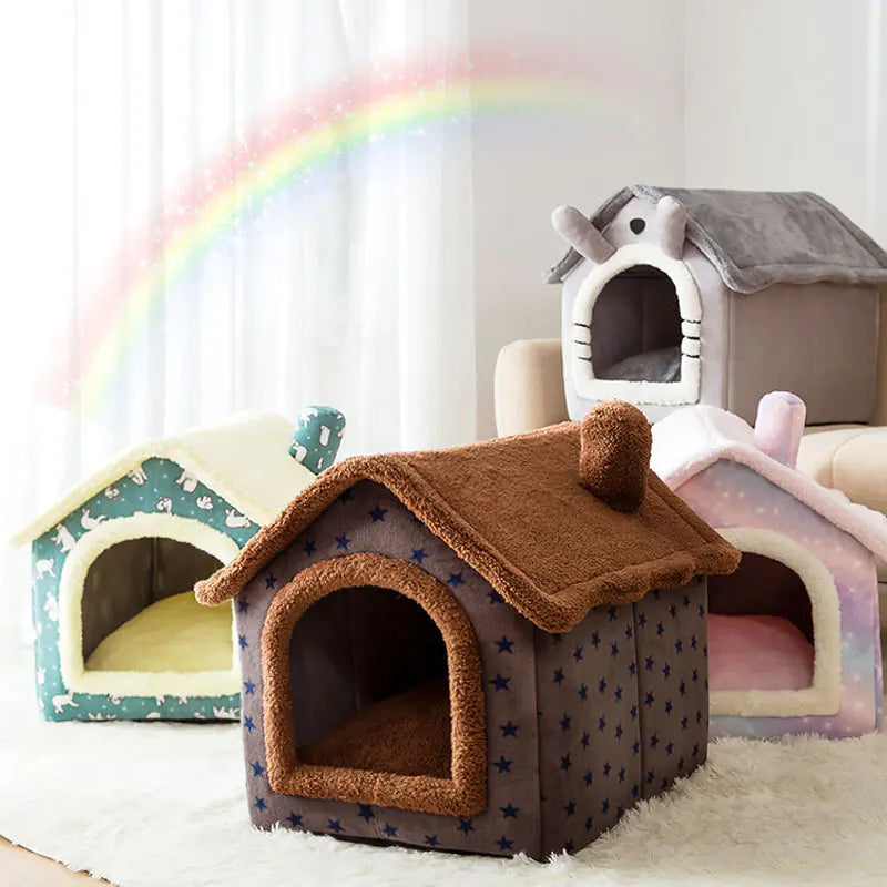 Soft Winter Dog & Cat Bed House