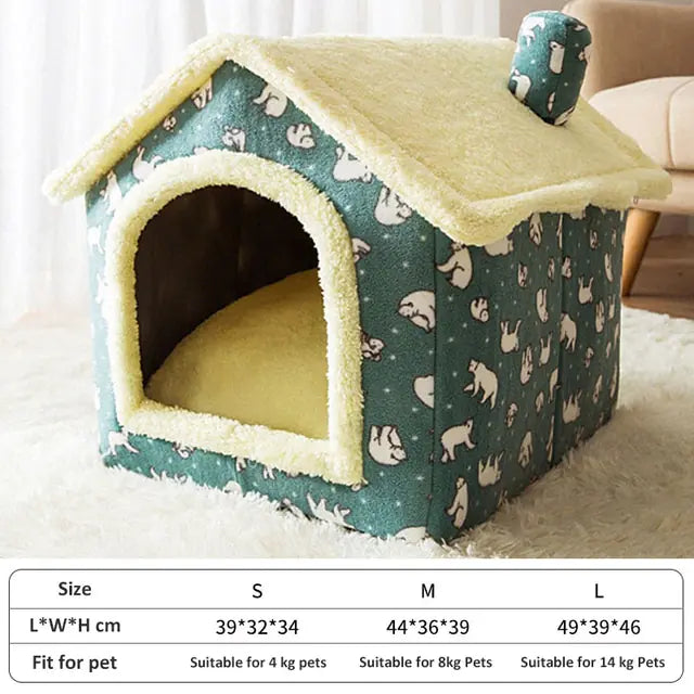Soft Winter Dog & Cat Bed House