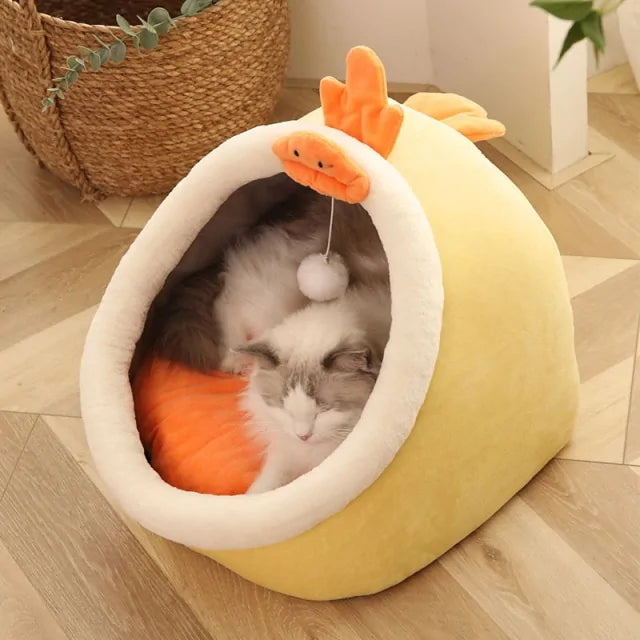 Warm Pet cat bed Basket