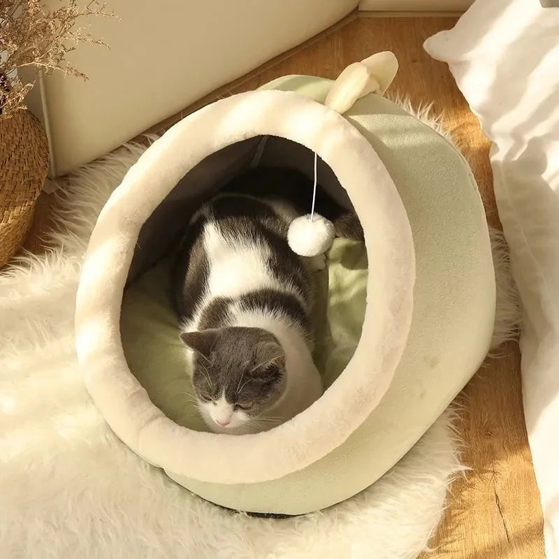 Warm Pet cat bed Basket