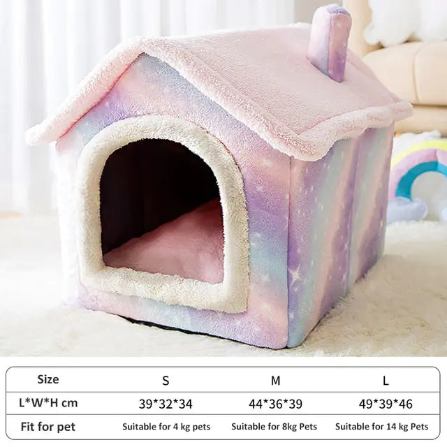 Soft Winter Dog & Cat Bed House