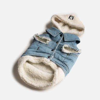 Paw-fect fur & Denim jacket