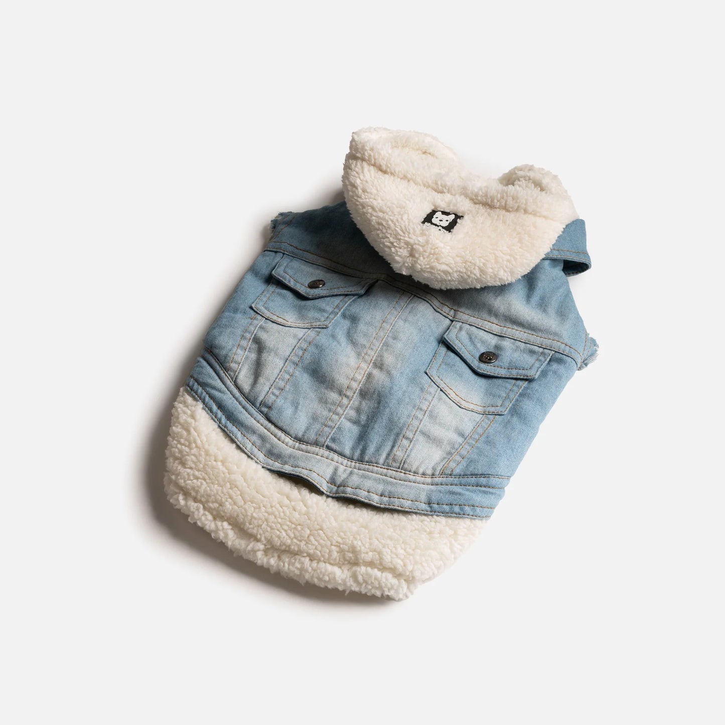 Paw-fect fur & Denim jacket